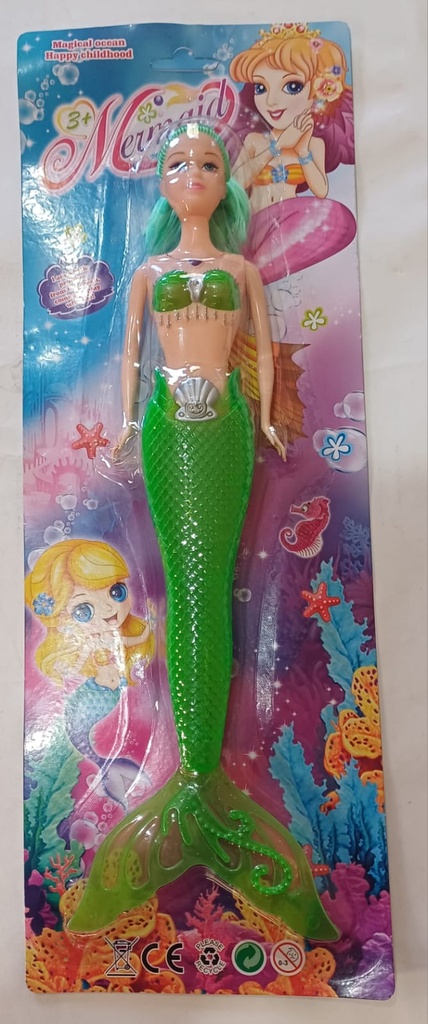 MUÑECA SIRENA EN BLISTER