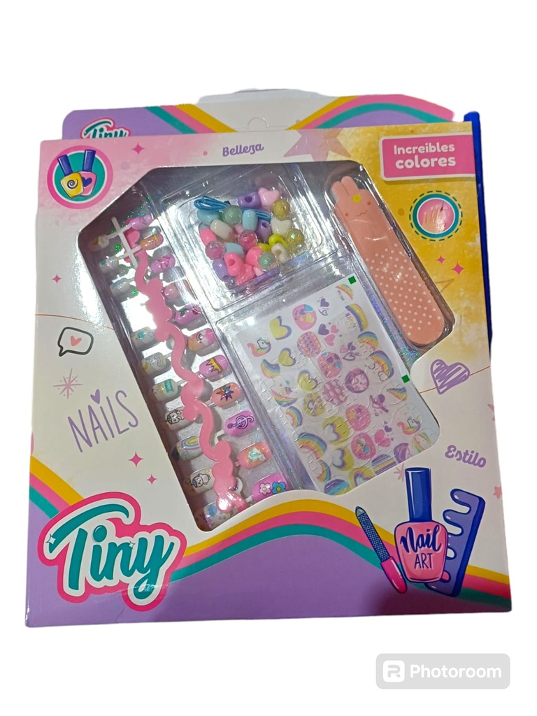 SET DE UÑAS TINY FASHION EN CAJA