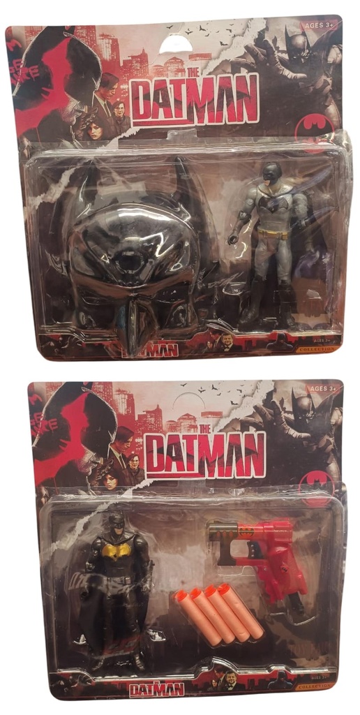 MUÑECO +MASCARA BATMAN EN BLISTER