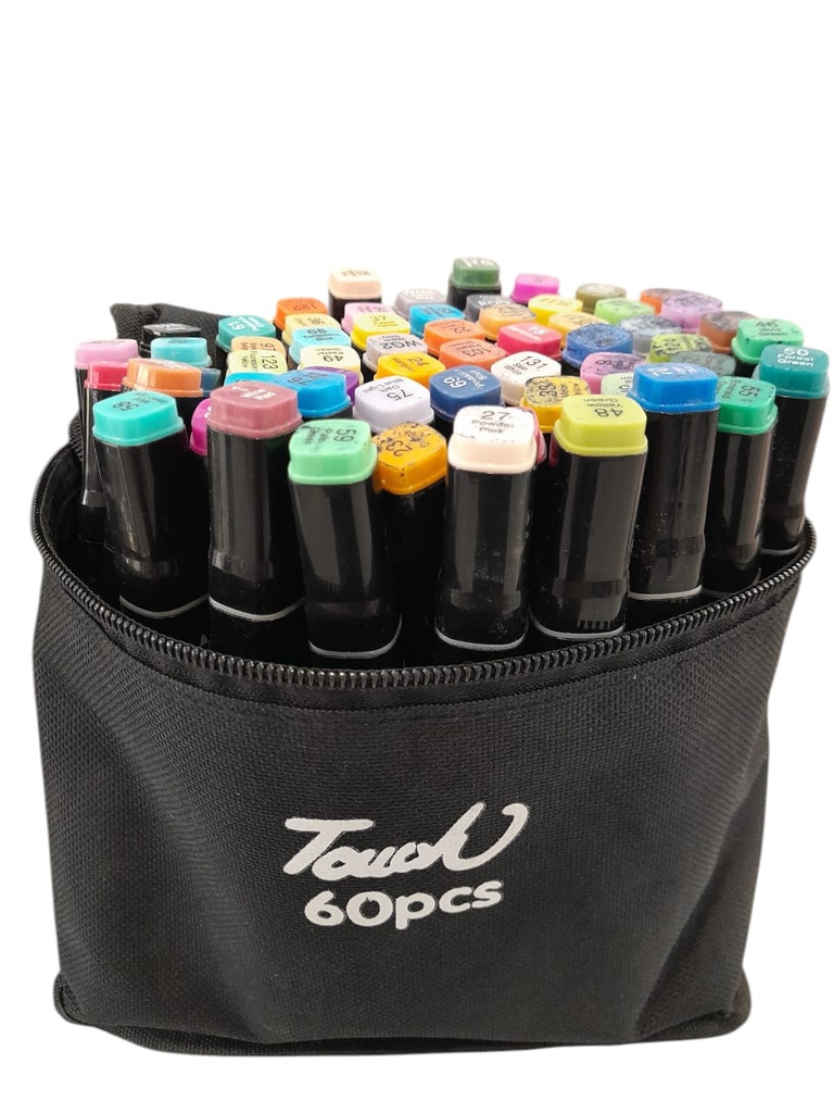 🔵MARCADORES DOBLE PUNTA 60 PCS