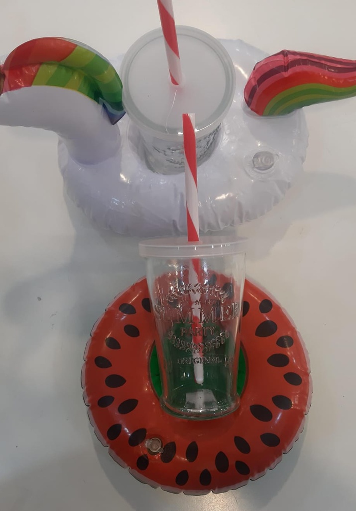 Inflable Porta Vaso+Vaso Vidrio C/Bombilla (1)