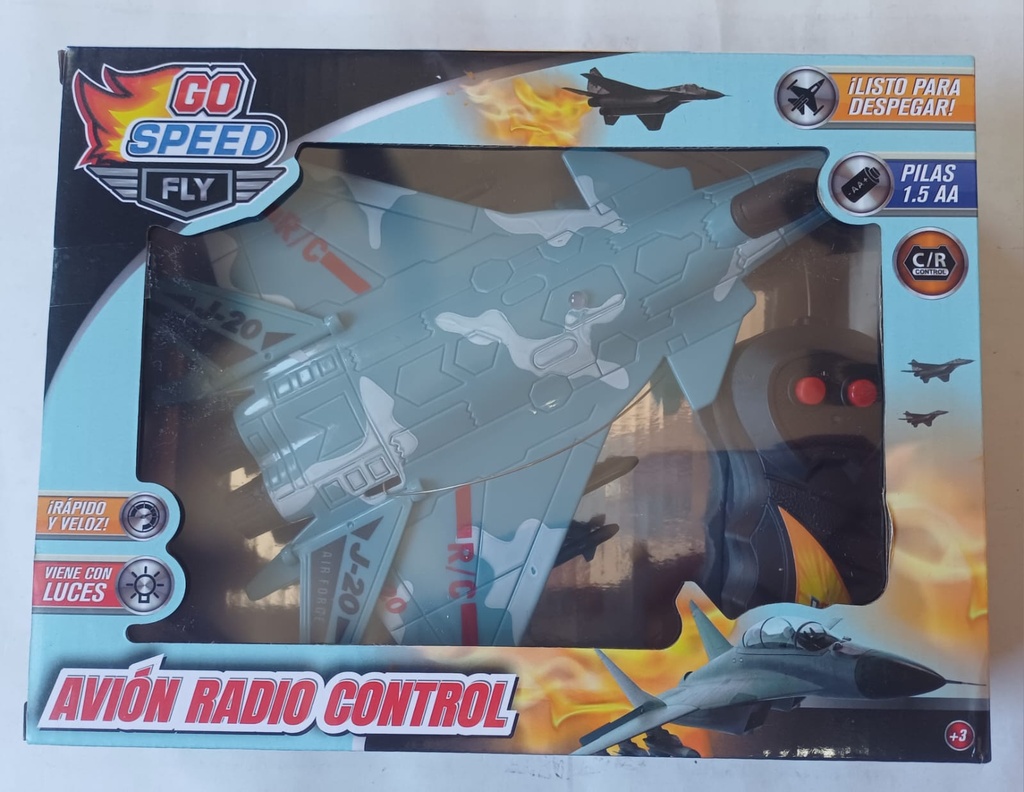 AVION MILITAR A RADIO CONTROL
