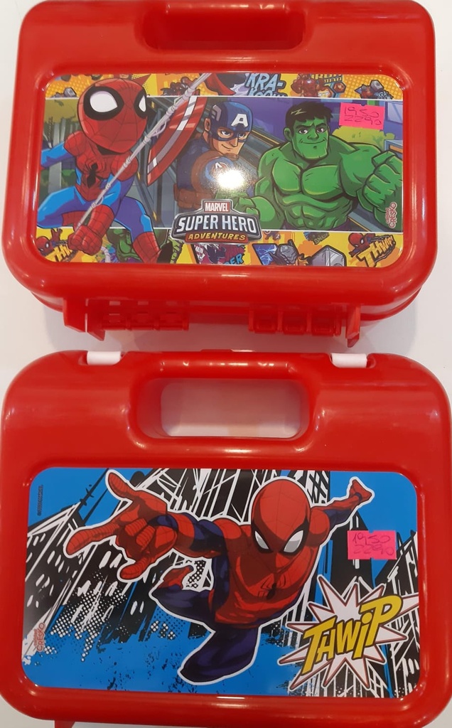 Lunchera Plastica Personaje (Hombre Araña)