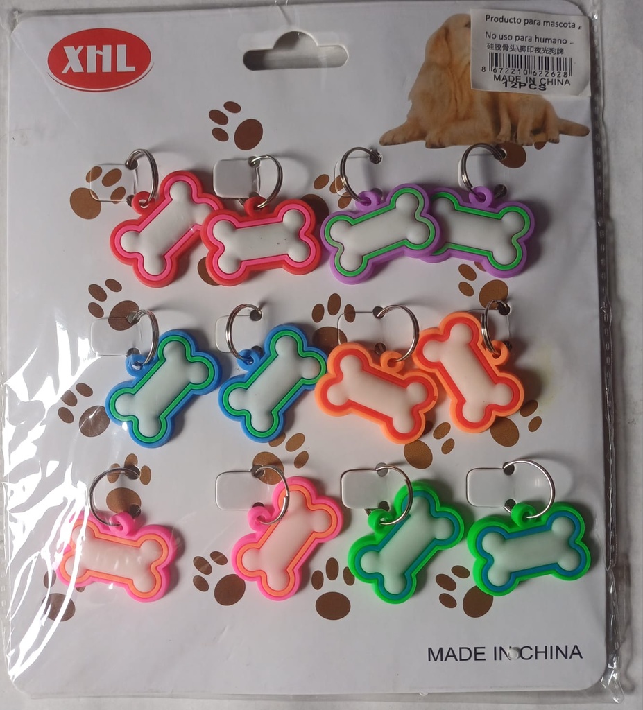 CHAPITA DE GOMA BRILLA EN LA OSCURIDAD