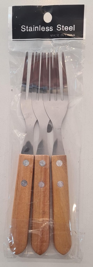 Cubierto Mango Madera x Unidad