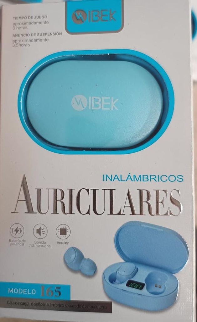 AURICULAR INALAMBRICO TWS 165
