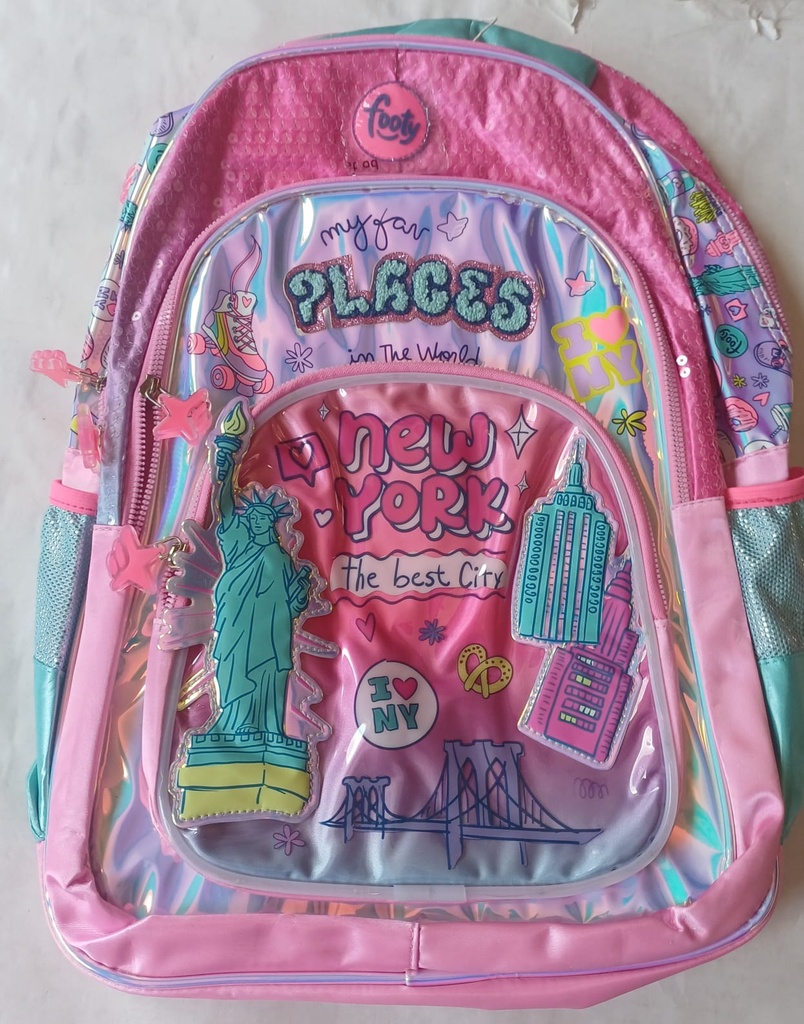 Mochila Espalda Footy 18" MY FAVE PLACES