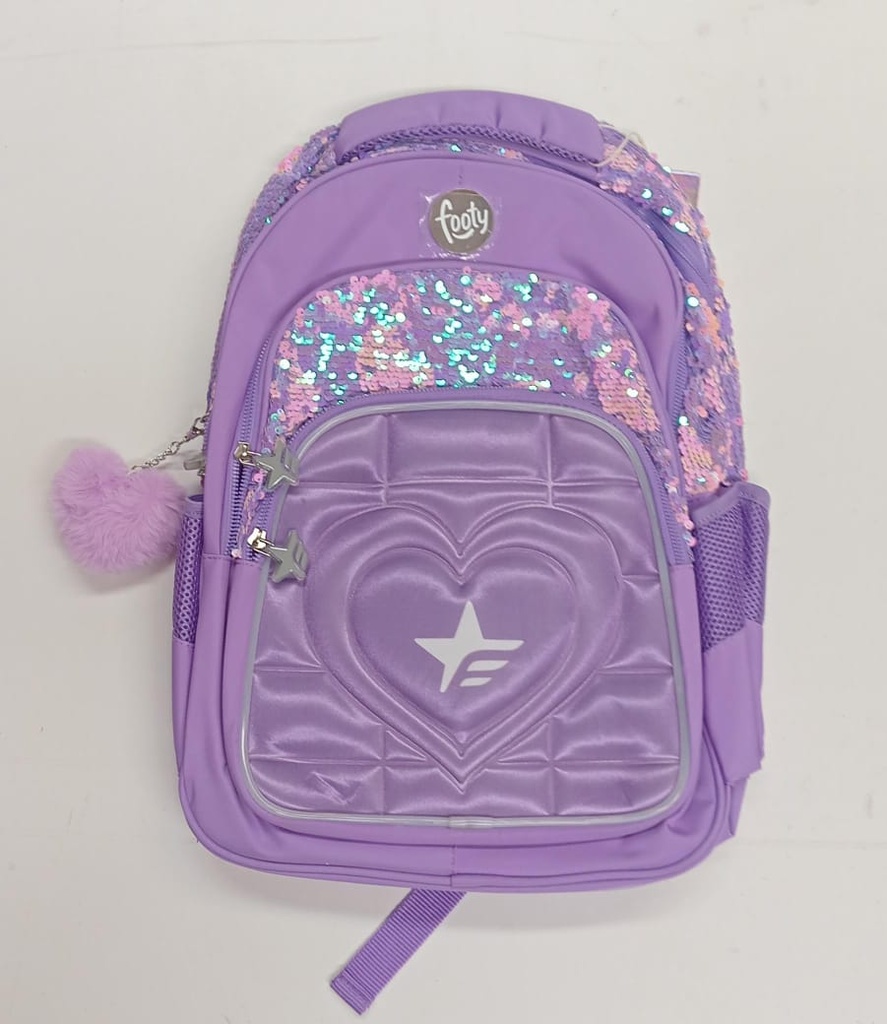 🔵Mochila Espalda Footy Con Luz 18" (1)