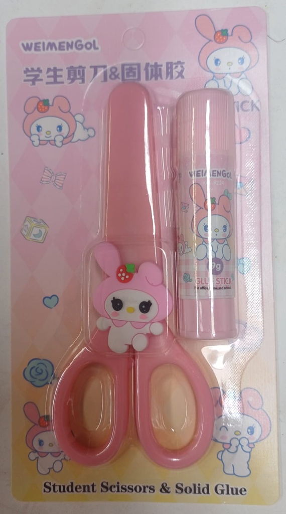 Tijera + Boligoma de Sanrio x1