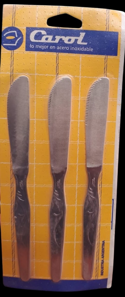 Cuchillos para Postre x3 Carol