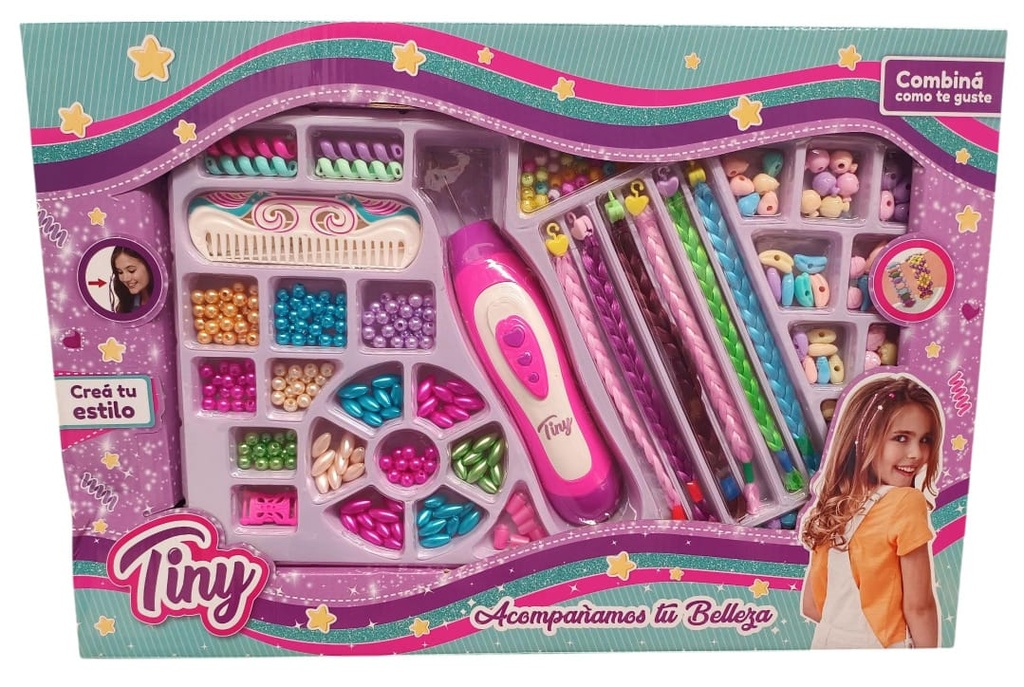TINY TRENZADOR C/SET DE BIJOUTERIE