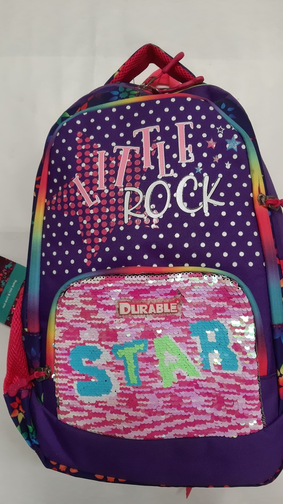 [MO009] Mochila Nena Durable Lentejuela