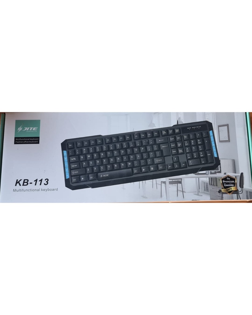 TECLADOR CON CABLE JITE KB-113