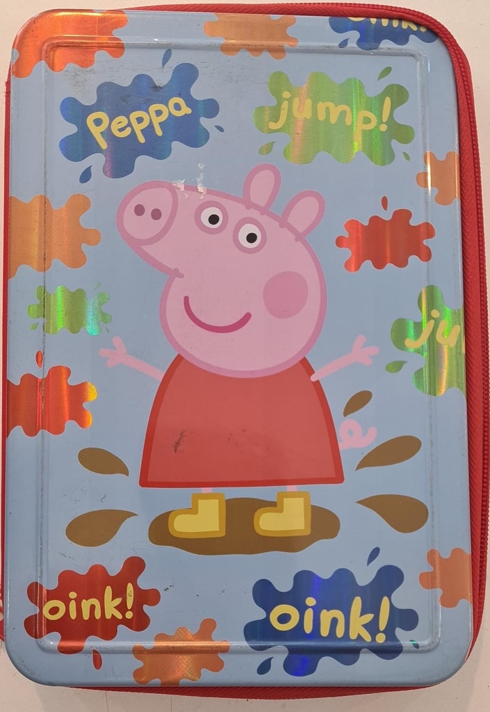 Cartuchera Canopla Metal 1 Piso Peppa