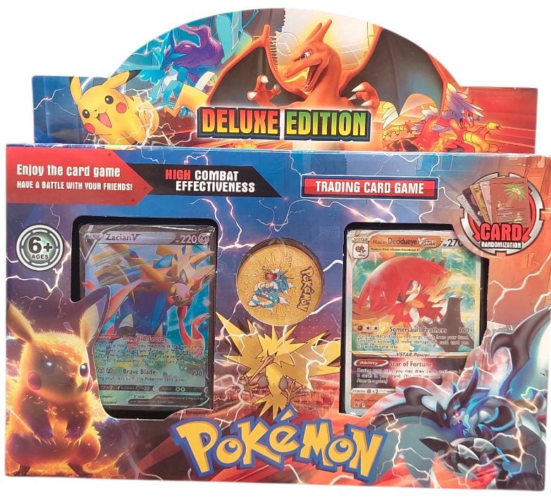 SOBRES EN CAJA POKEMON CON MONEDA