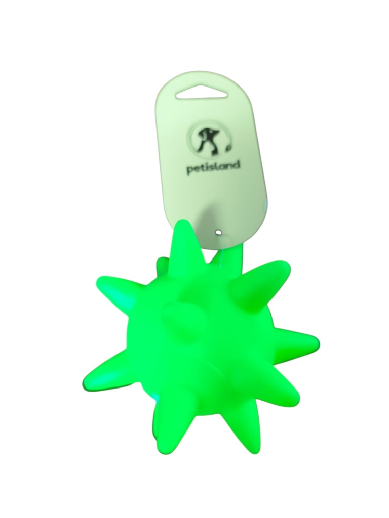 JUGUETE MASCOTA PELOTA CON PUNTA Y CHIFLE