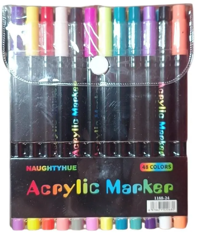 MARCADOR DOBLE ACRYLIC MARKER X24