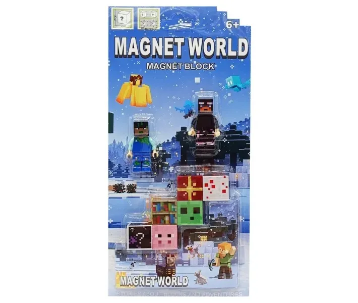 Cubos Imantados de Minecraft 6PC (L001-22)