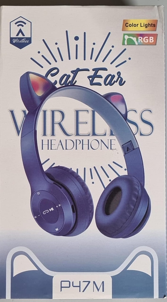 Auricular Vincha Bluetooth Orejas Gato