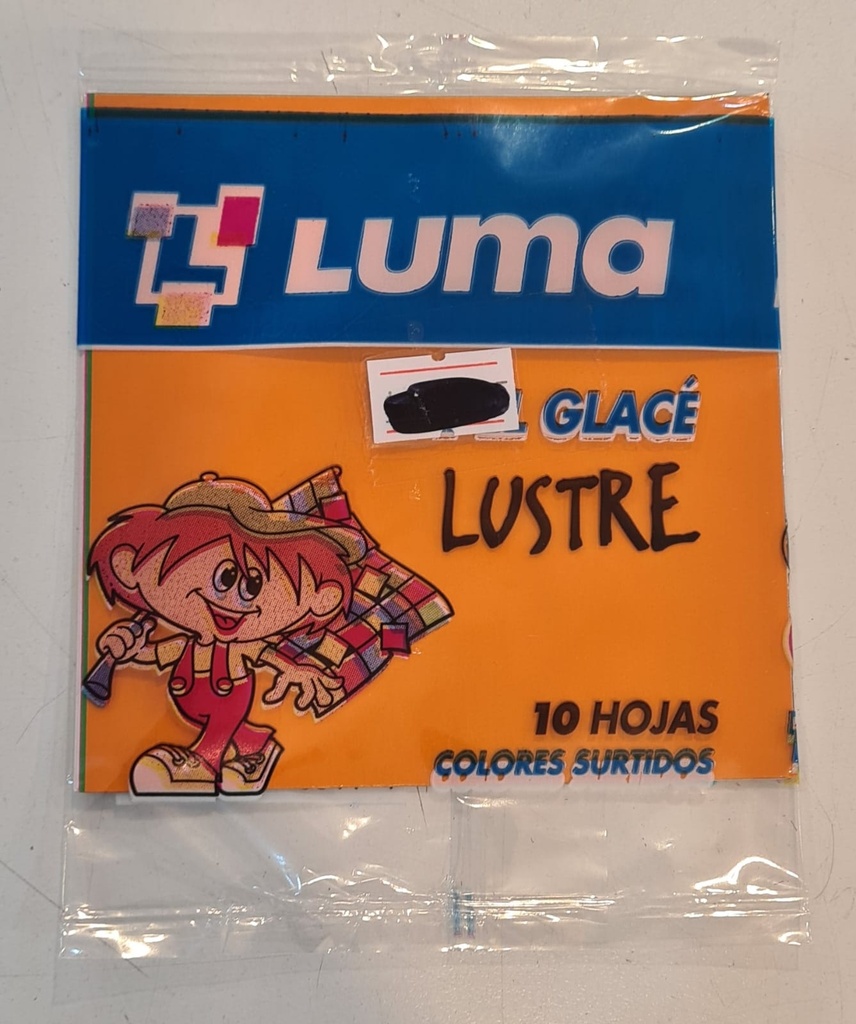 Papel Glace Lustre X15 Hojas