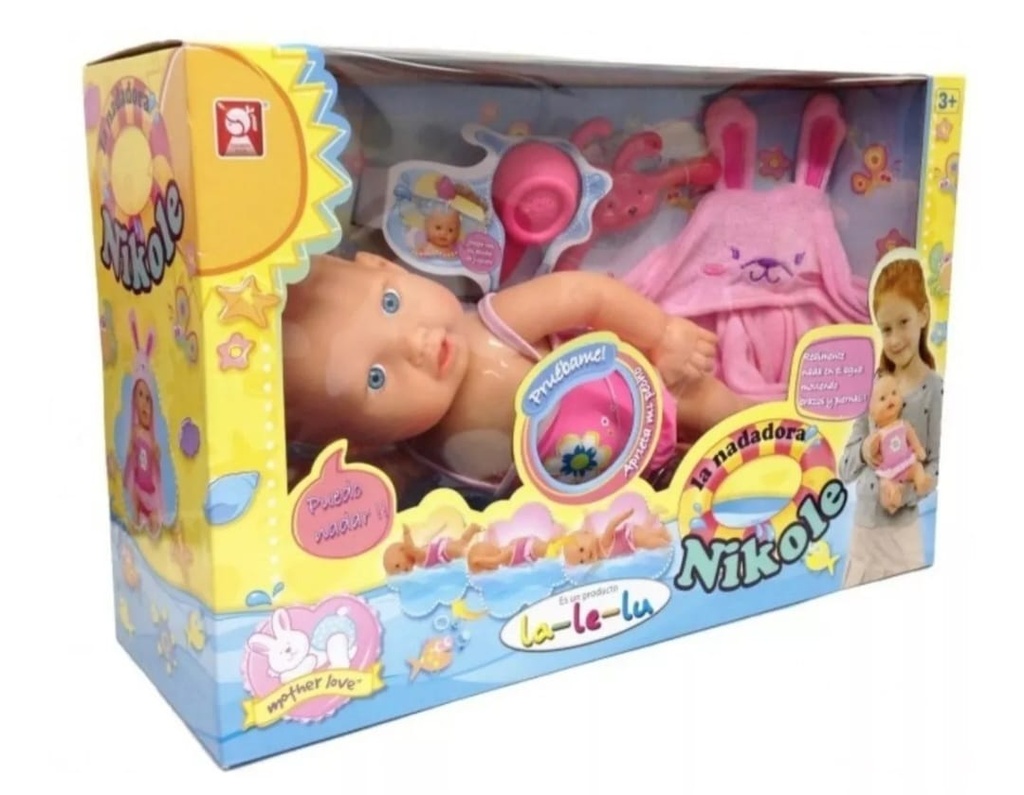 Bebota Nadadora LaLeLu Tiembla al Salir Del Agua