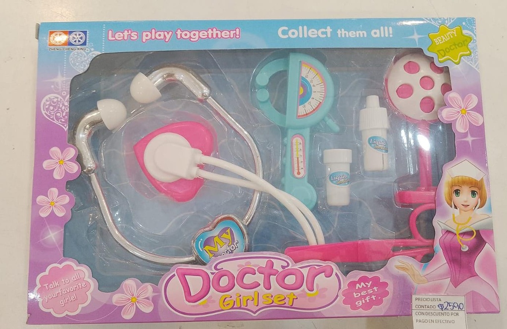 JUEGO  DE DOCTORA EN CAJA