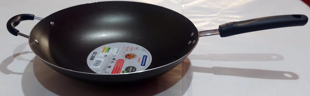 WOK SARTEN LORETO TRAMONTINA C/MANGO 32CM