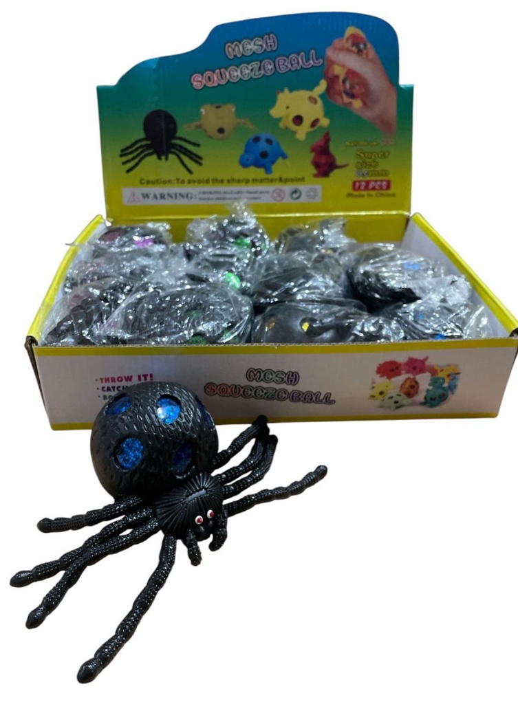 [ART1449] Squishy Orbis Araña Negra/Color