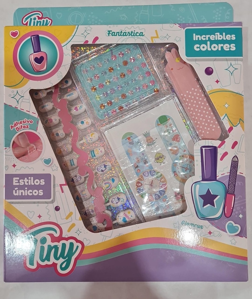 SET UÑAS TINY FASHION