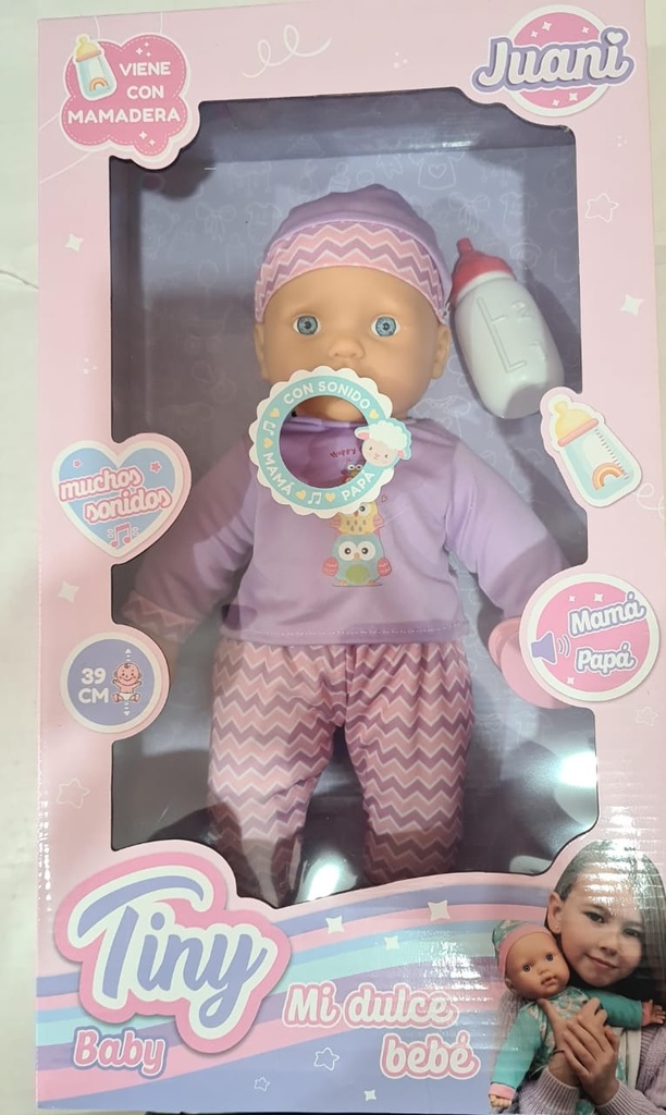 BEBOTE TINY CON MAMADERA Y SONIDO 39CM (1)